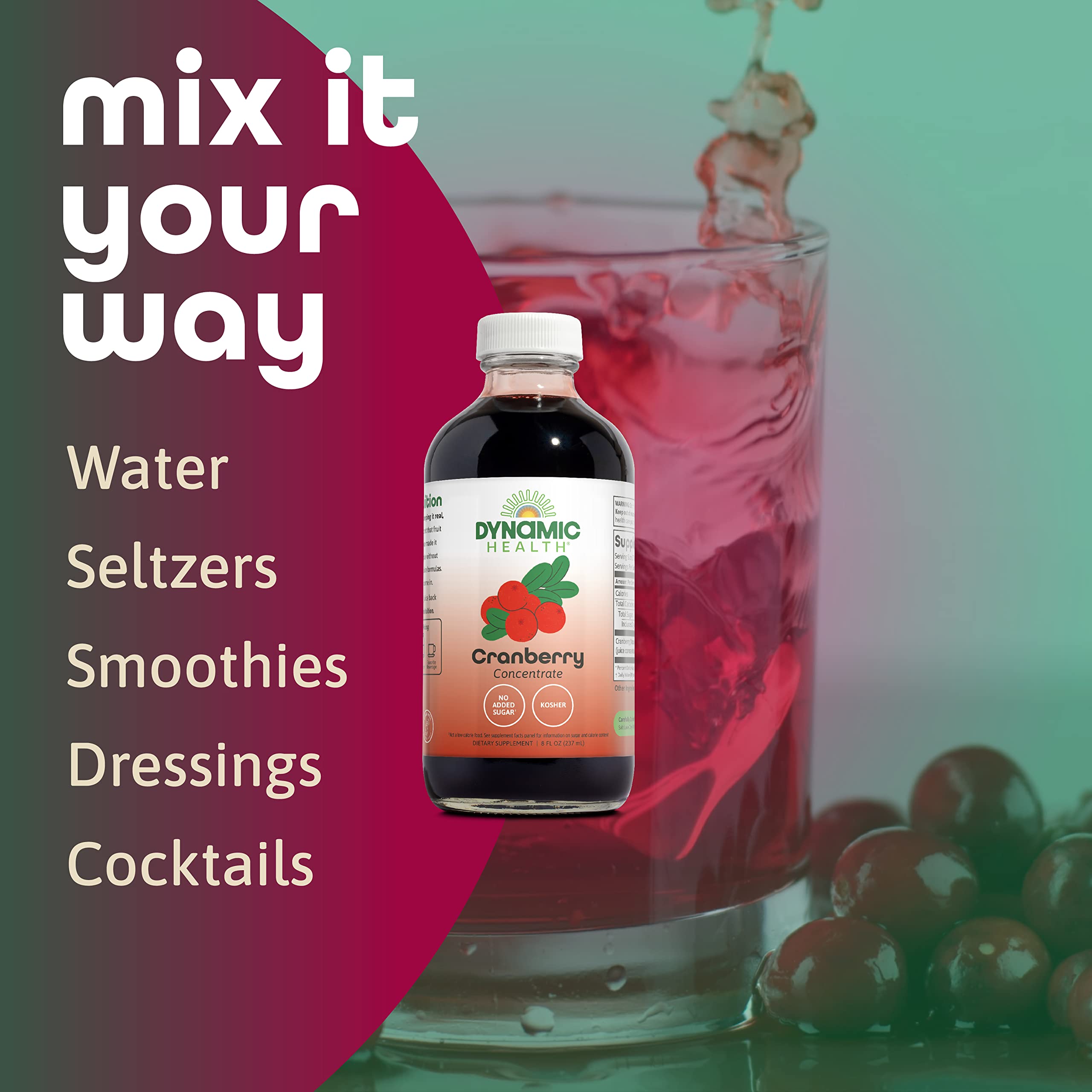 Cranberries used in Dynamic Health concentrate