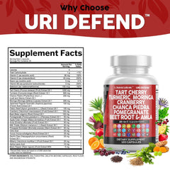Cranberry and milk thistle wellness capsules