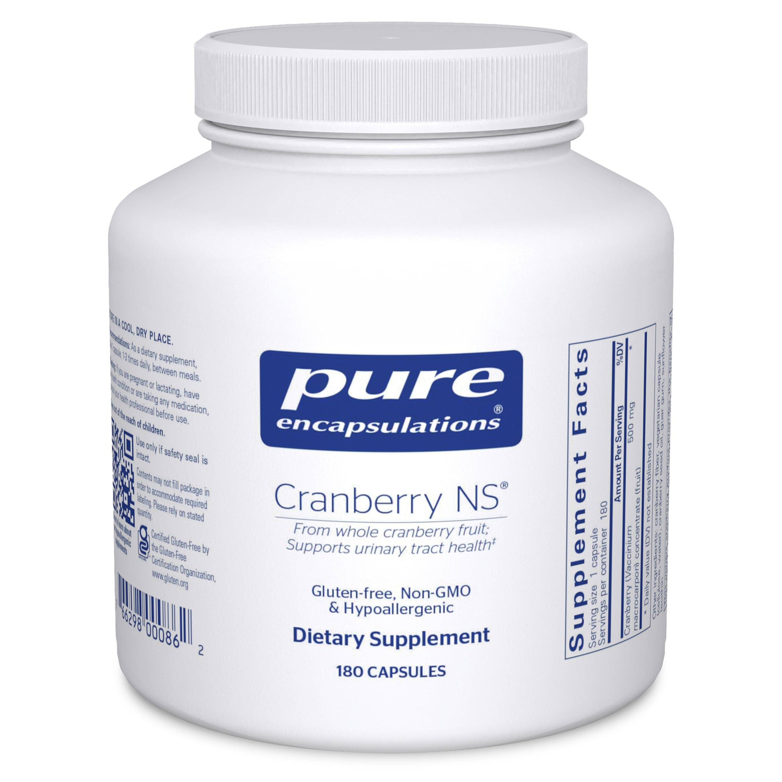 Cranberry NS bottle - 180 capsules