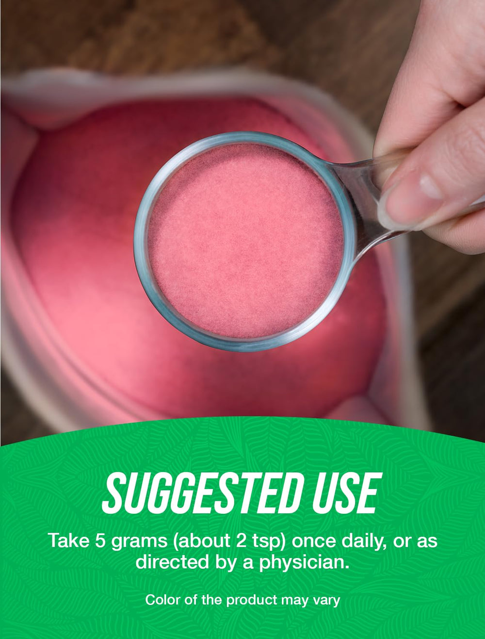 Cranberry powder packaging and container