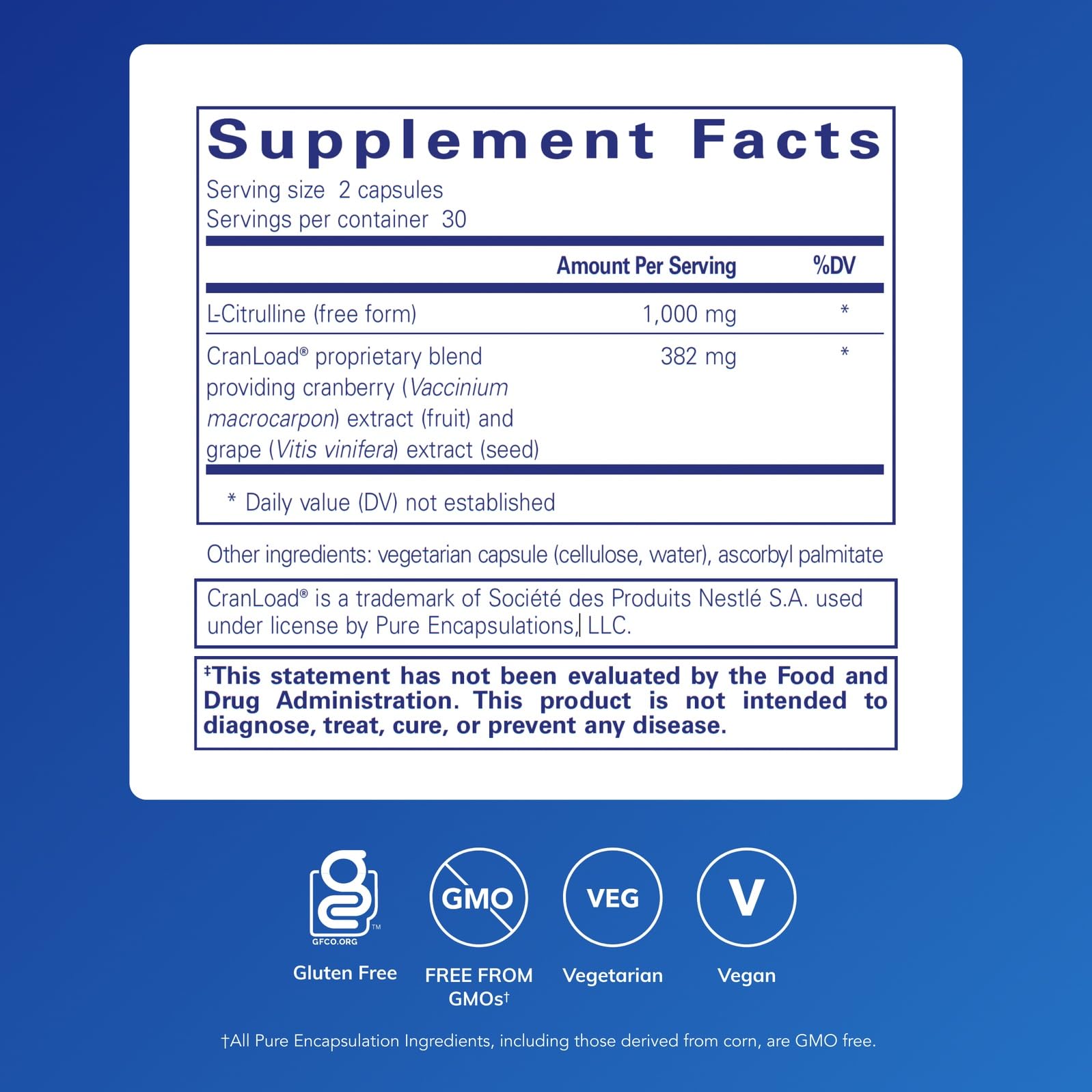 Illustration of CranLoad cranberry and grape seed blend