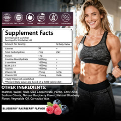 Crasye Creatine Gummies bottle full view