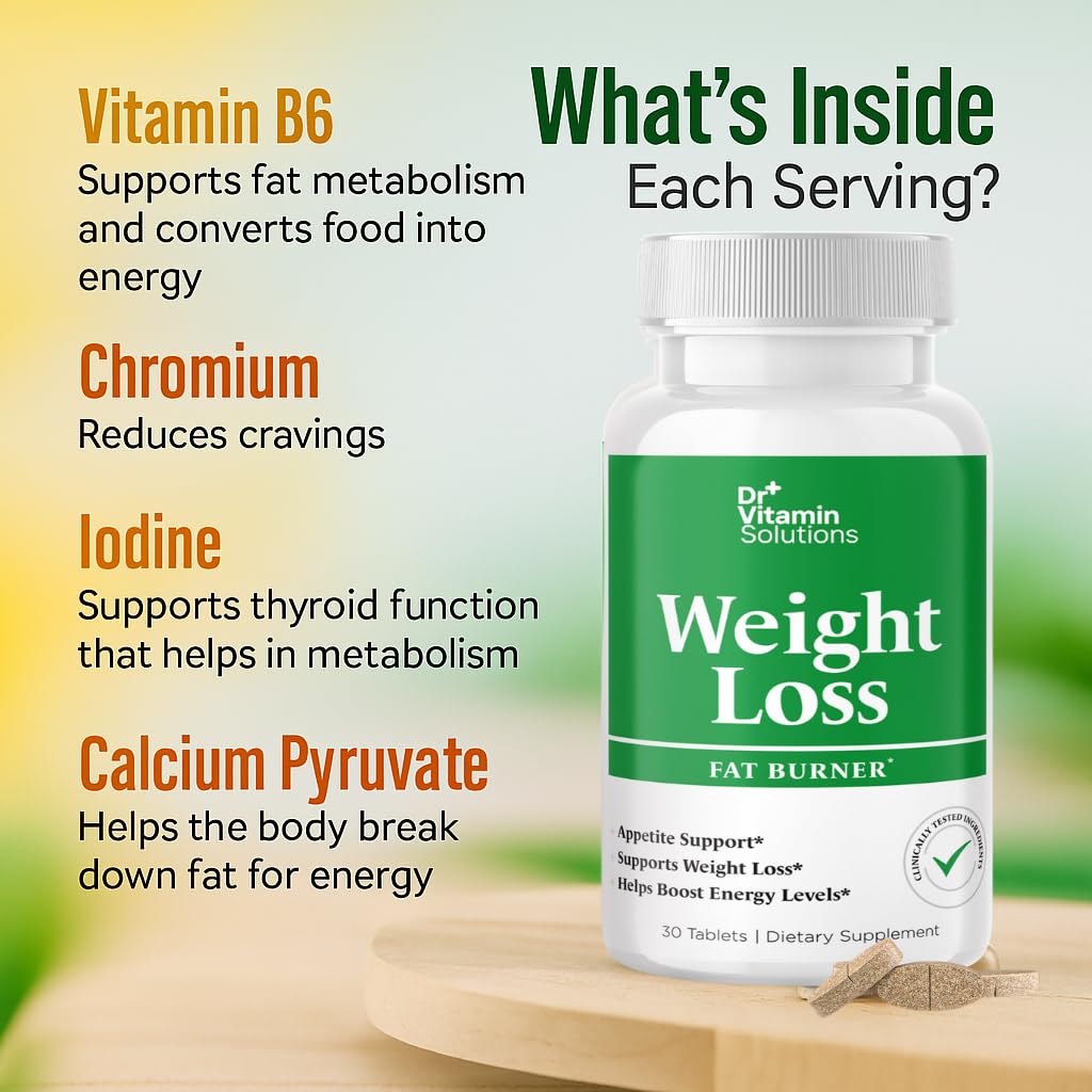 Appetite suppression features in DR VITAMIN SOLUTIONS weight loss pills