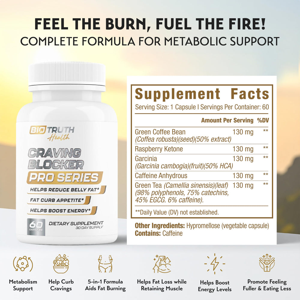 Close-up of Craving Blocker PRO Series capsule