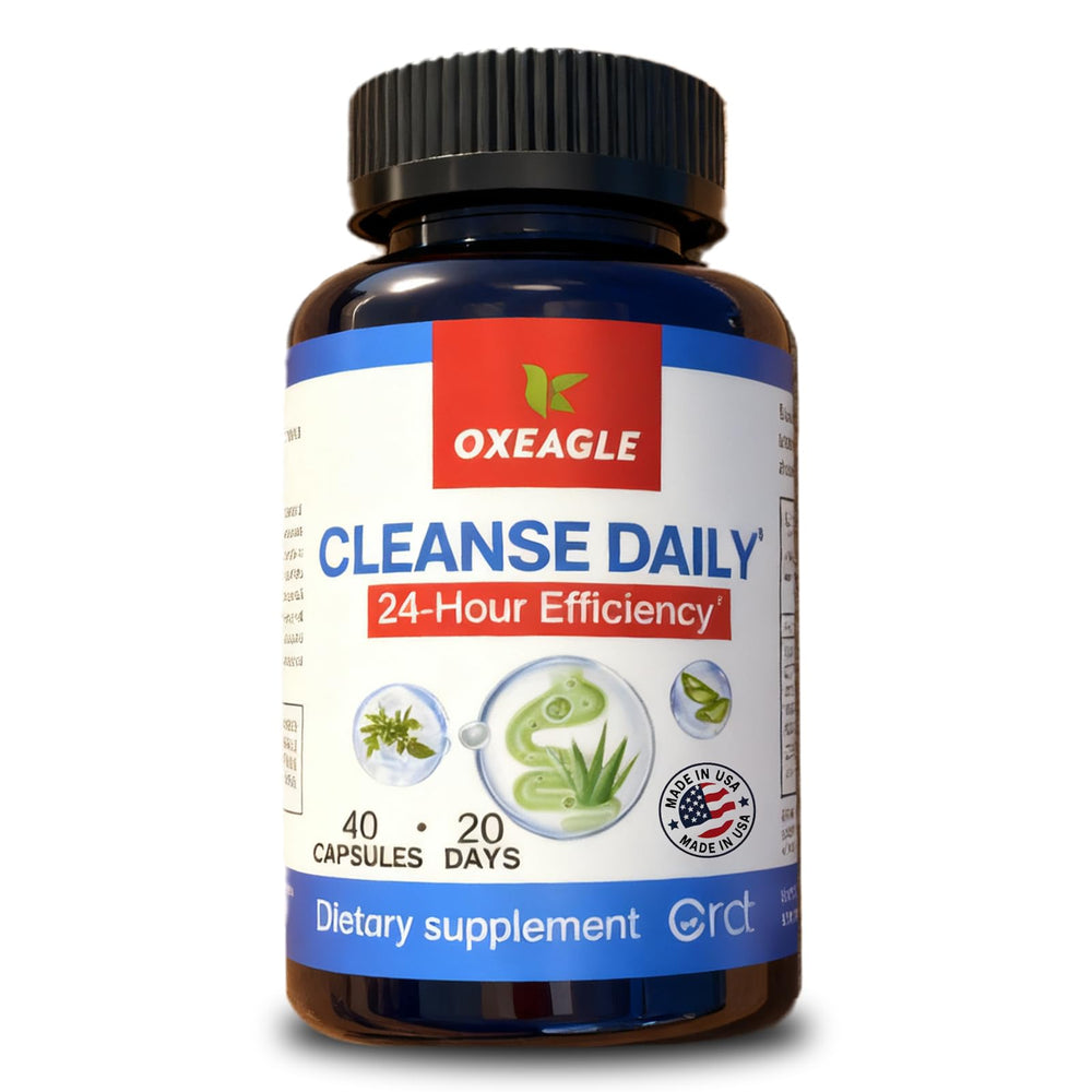 CRDT Gut Cleanse bottle front shows premium packaging for daily digestive support.