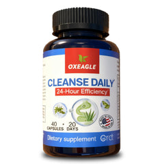 CRDT Gut Cleanse bottle front shows premium packaging for daily digestive support.