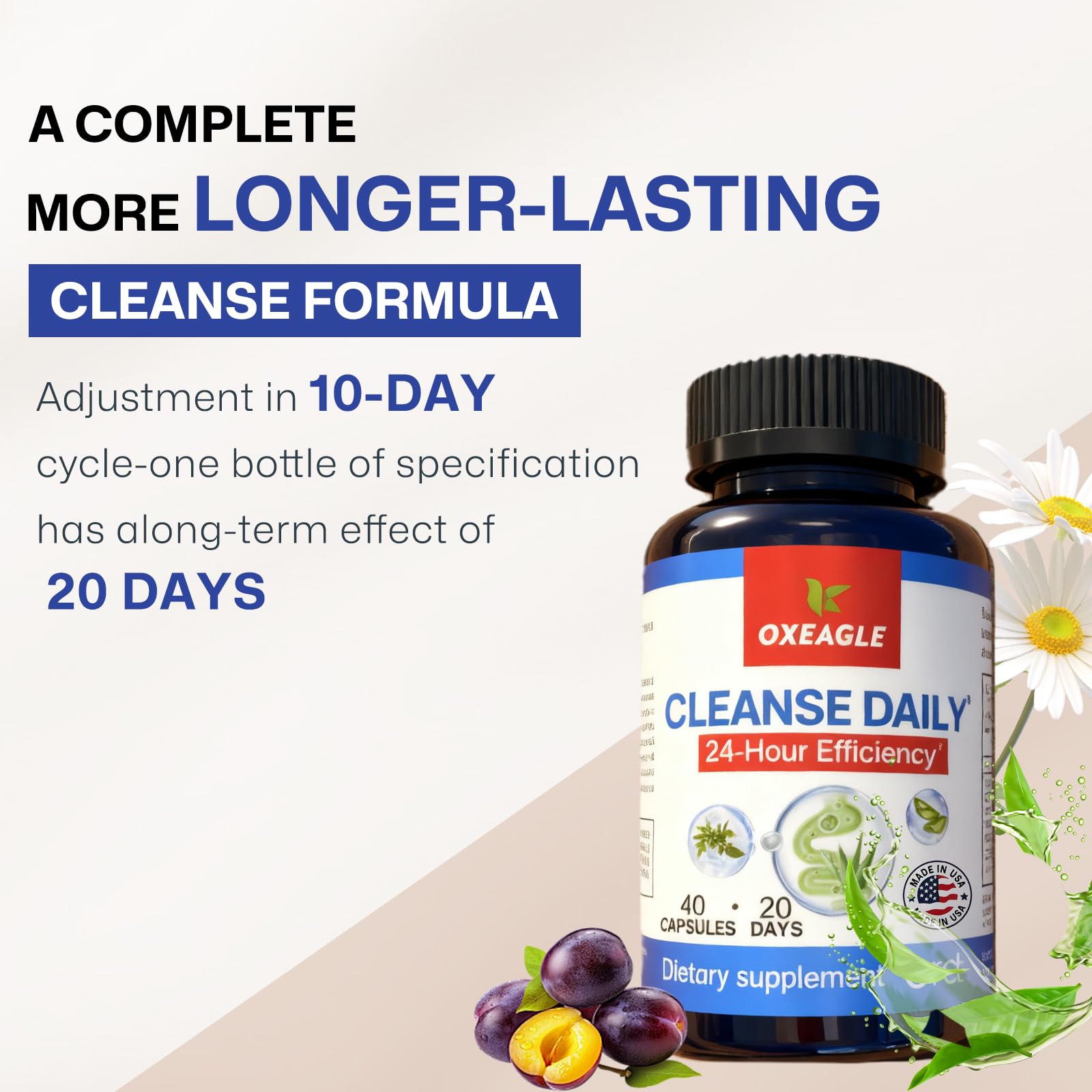 CRDT Gut Cleanse capsules ready for a gentle, convenient routine.