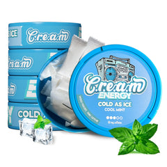 CREAM Energy Caffeine Pouches Cool Mint hero image