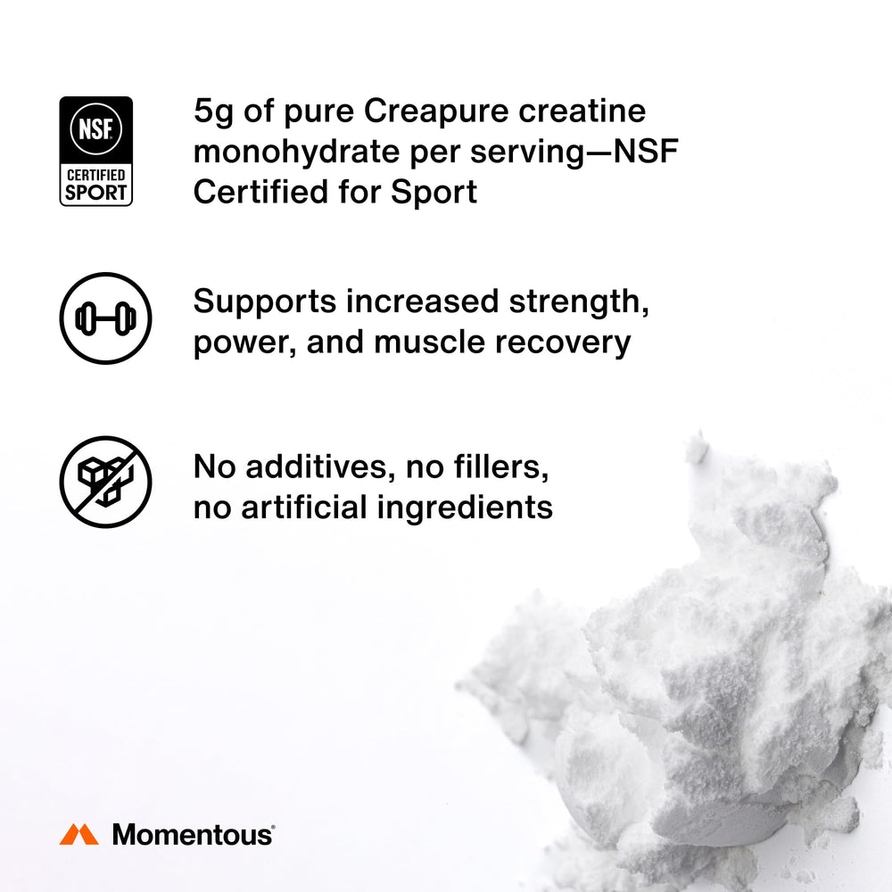 Creapure creatine monohydrate sourced from Germany