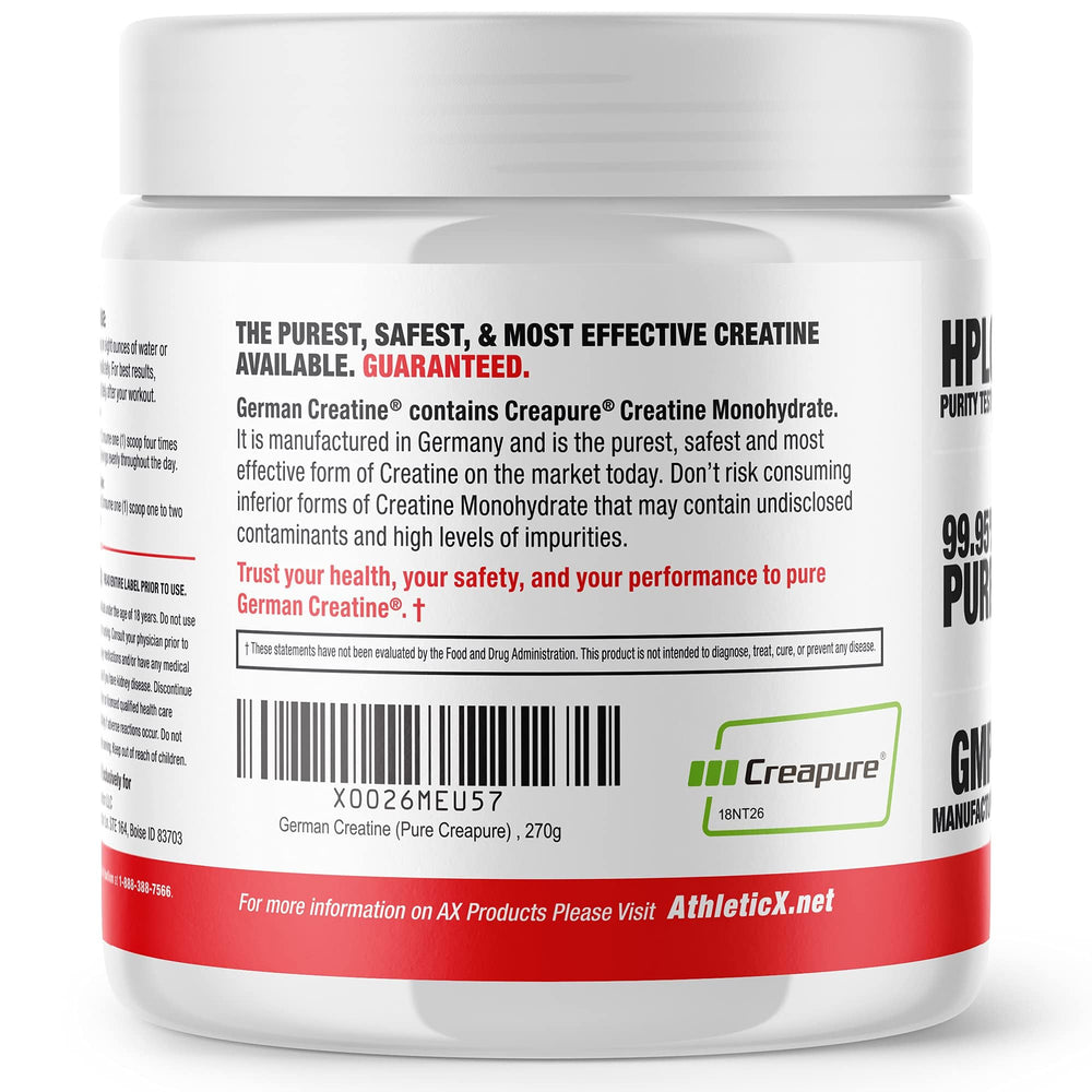 Creapure purity badge indicating 99.99% purity