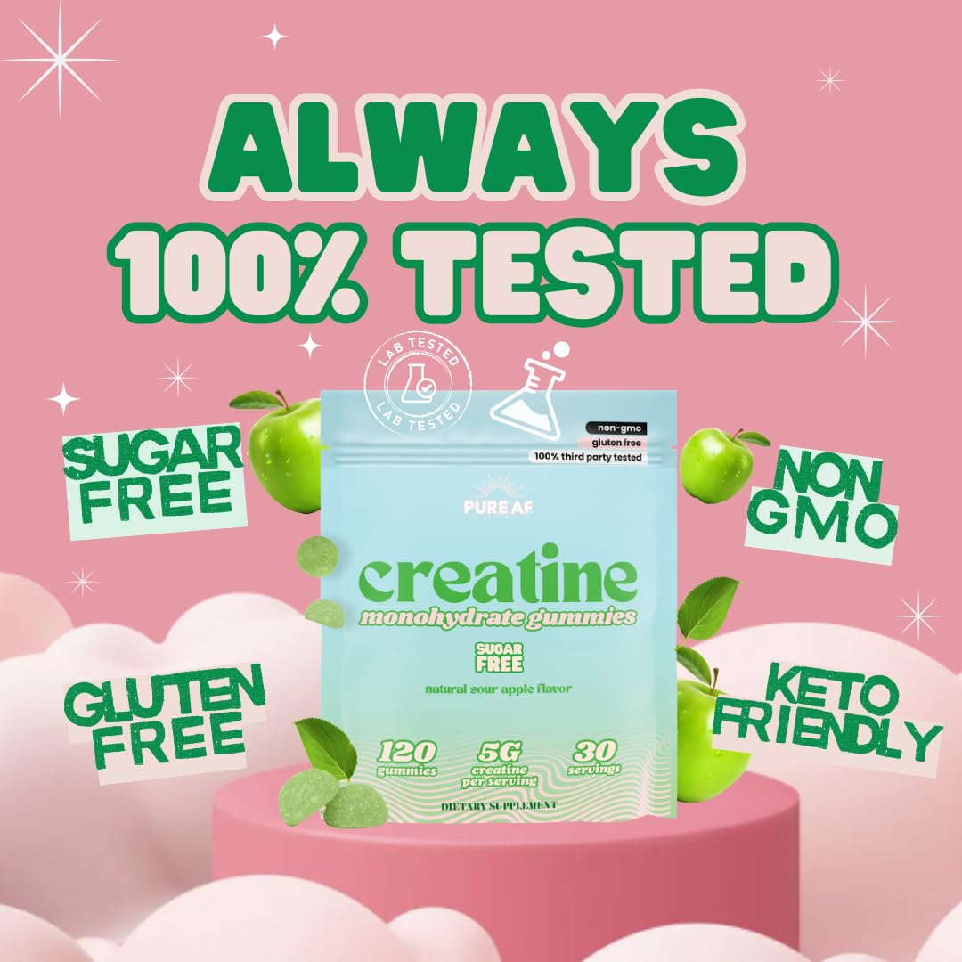 Serving size of four gummies demonstrating 5g total