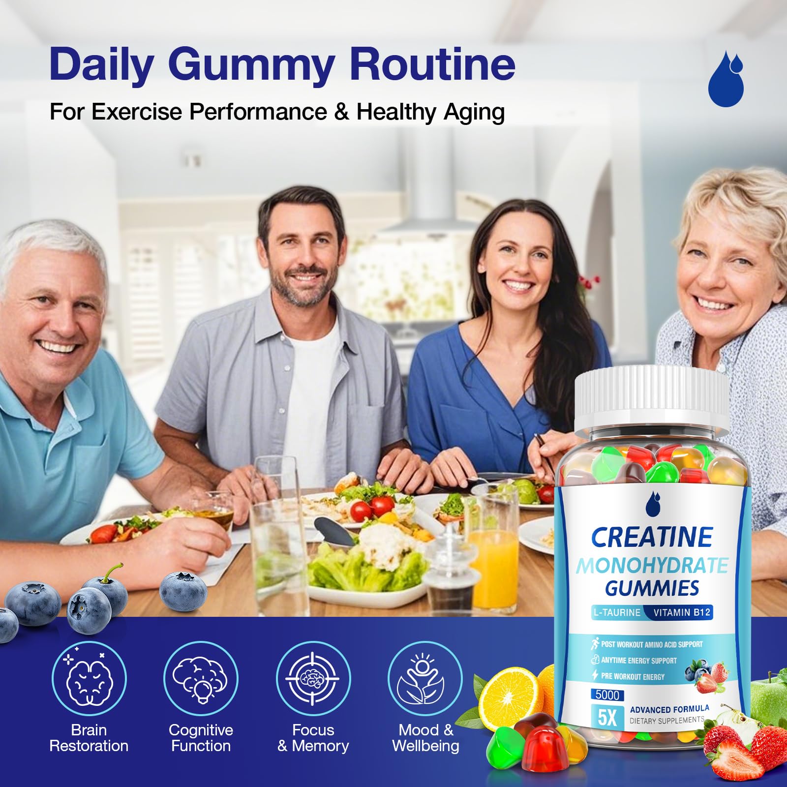 Gummies in a gym bag for on-the-go energy