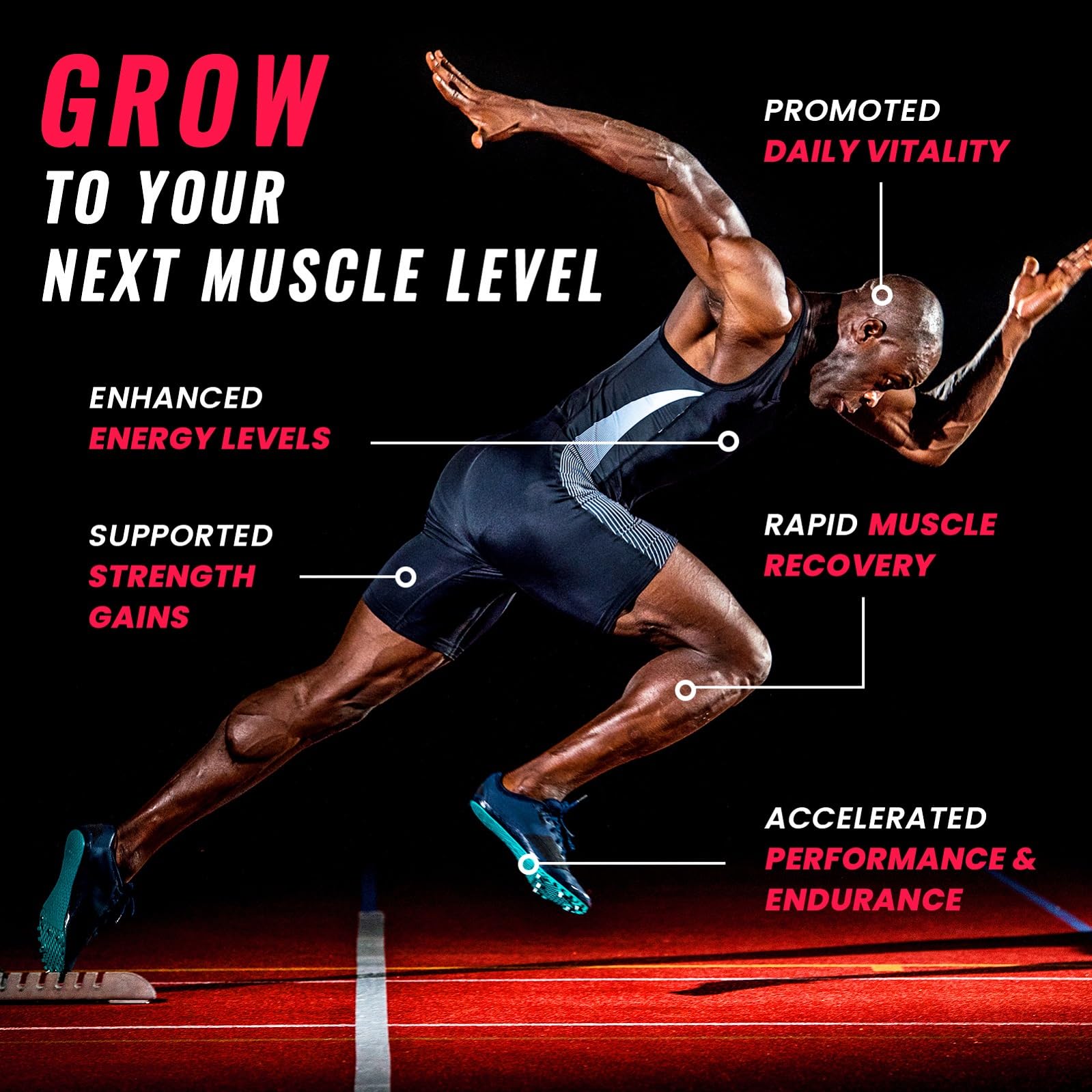 Creatine HCL Gummies with turmeric and beet root ingredients