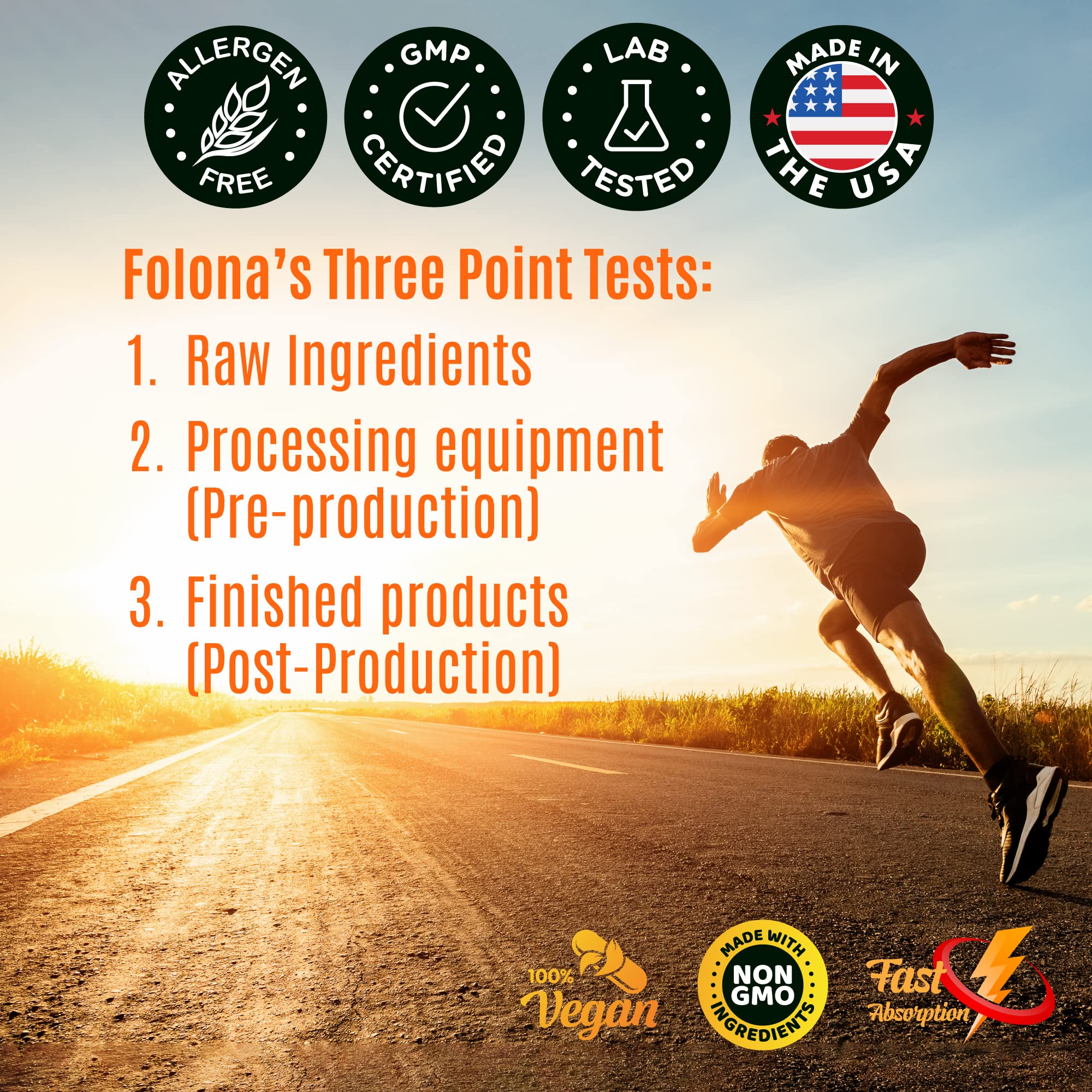 Ingredients and quality certifications on packaging