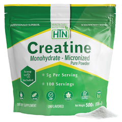 Creatine Monohydrate Micronized powder 500g, unflavored