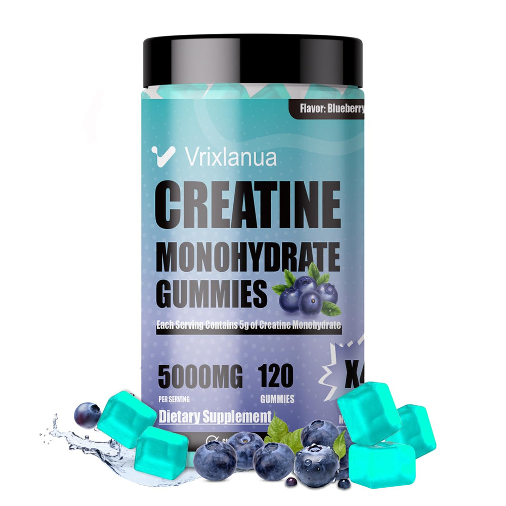 Creatine Monohydrate Gummies Blueberry 120 Count – Hero image