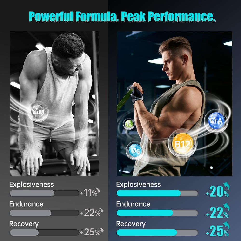 Nutrition label highlighting 5000mg per serving and vegan formula