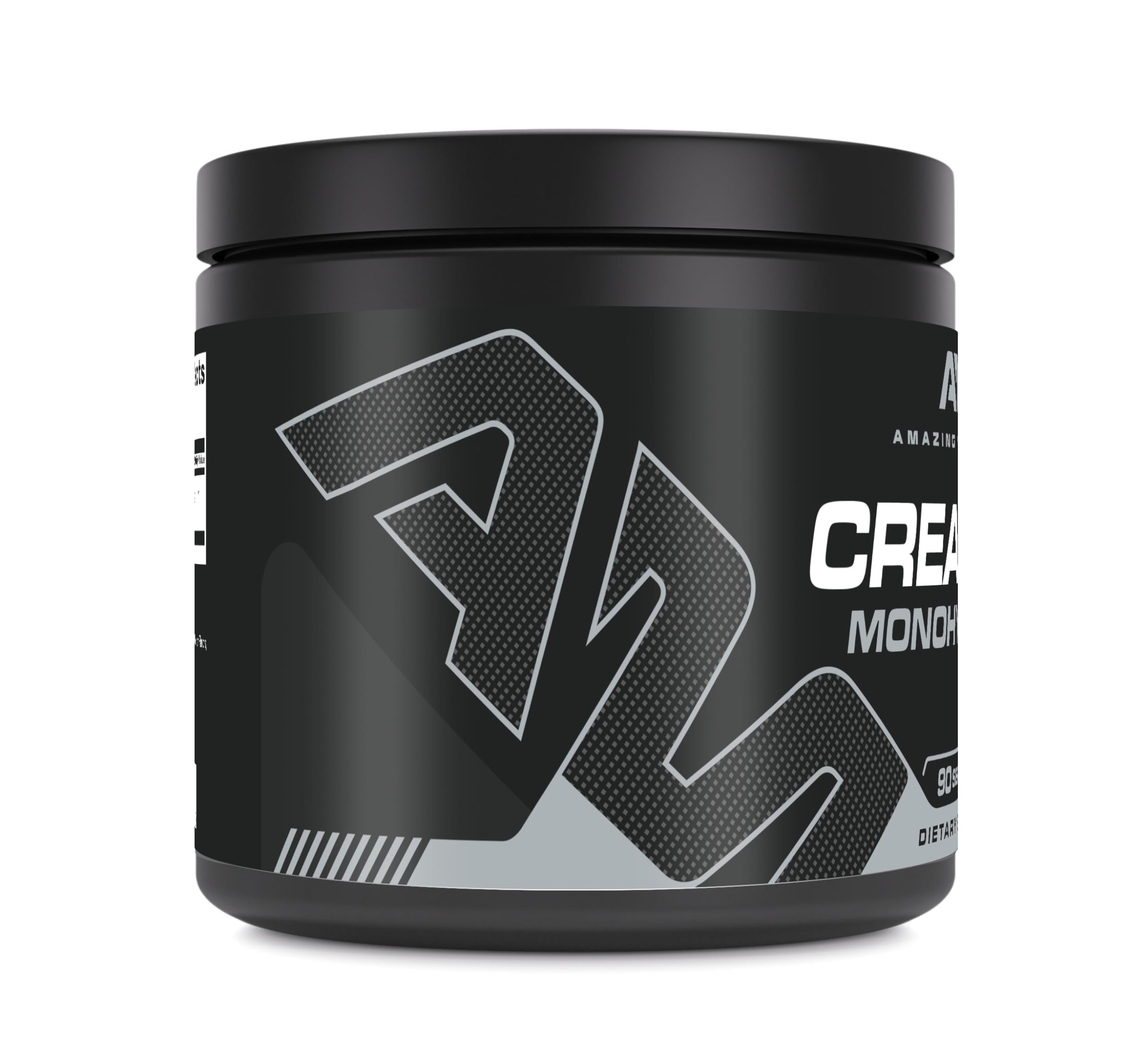 Non-GMO and gluten-free creatine monohydrate label