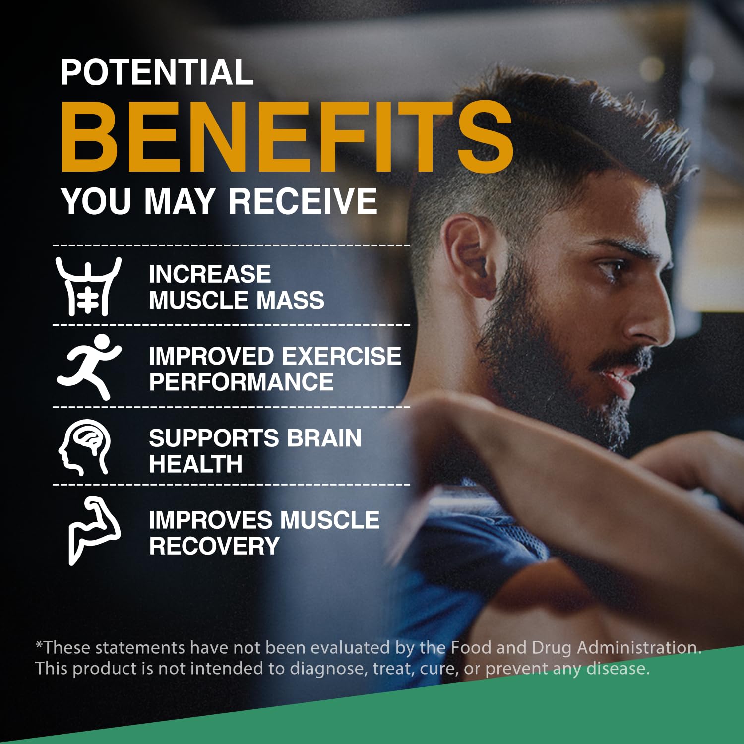 Close-up of micronized Creatine Monohydrate capsules