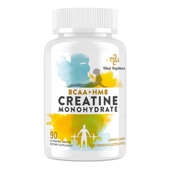 Bottle of 8-in-1 Creatine Monohydrate Chewables with Lemon flavor