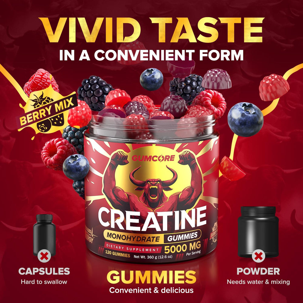 Gummies travel-friendly packaging on white background