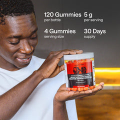 Front view of Wonder Family Creatine Gummies bottle