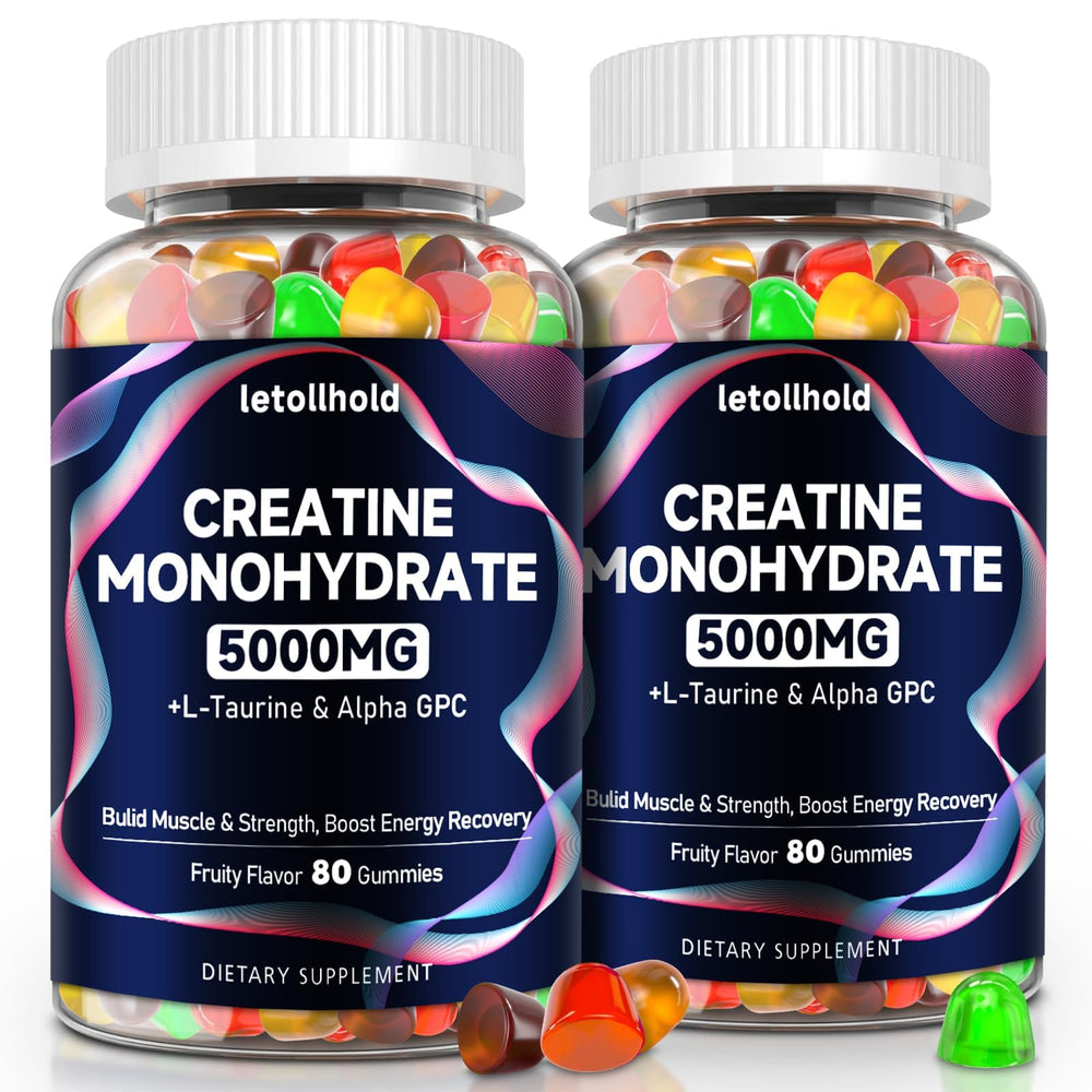 Creatine Monohydrate Gummies 160-count bottle front
