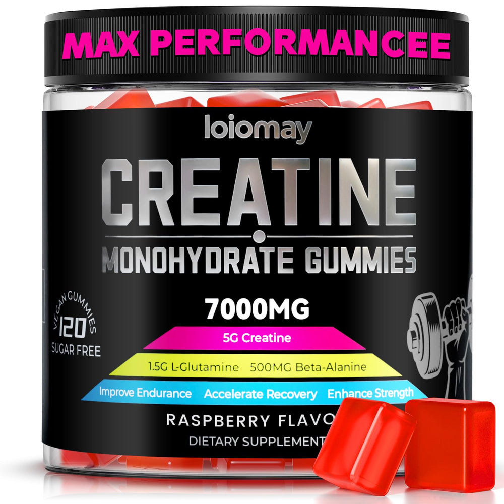 Creatine Monohydrate Gummies bottle front view