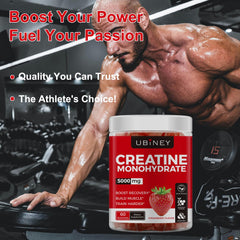 Nutrition facts panel for Creatine Monohydrate Gummies