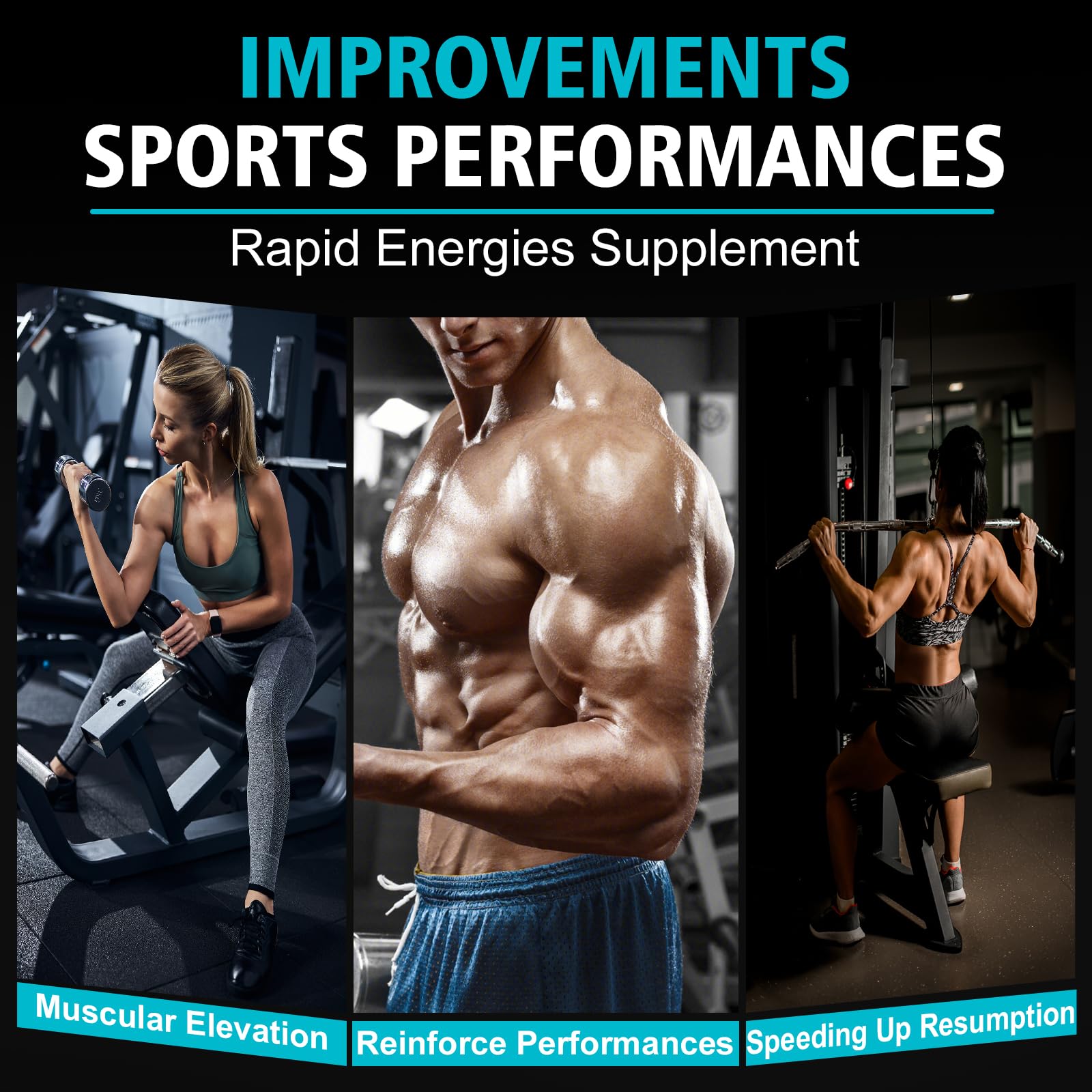 Close-up of blueberry-flavored Creatine Monohydrate Gummies 120-count