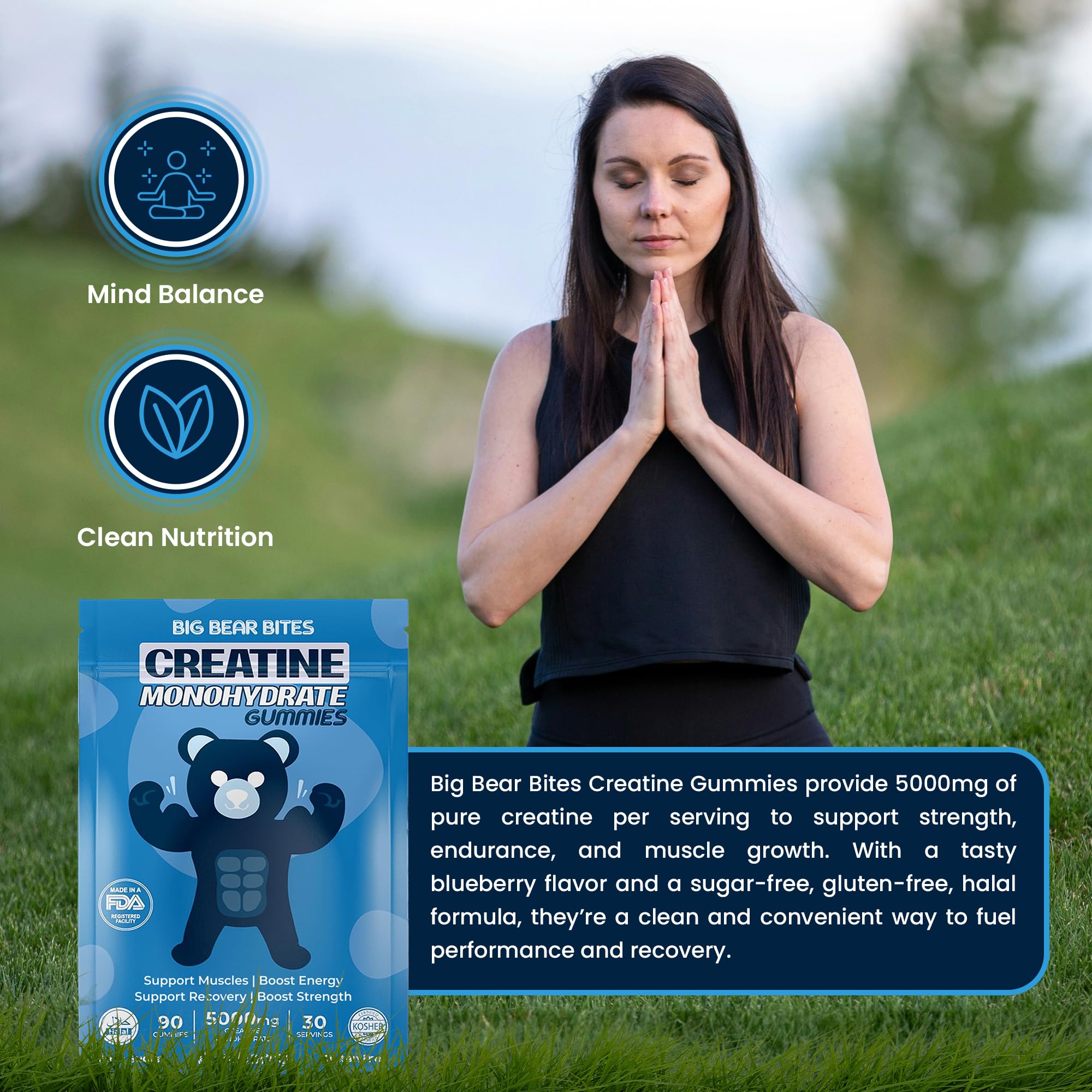 Pre-workout and muscle recovery use illustration