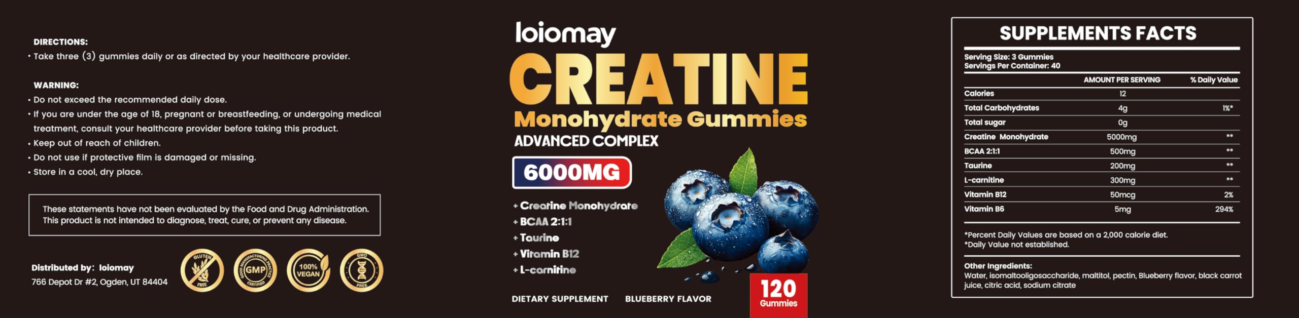 Outer packaging and bottle with label on white background