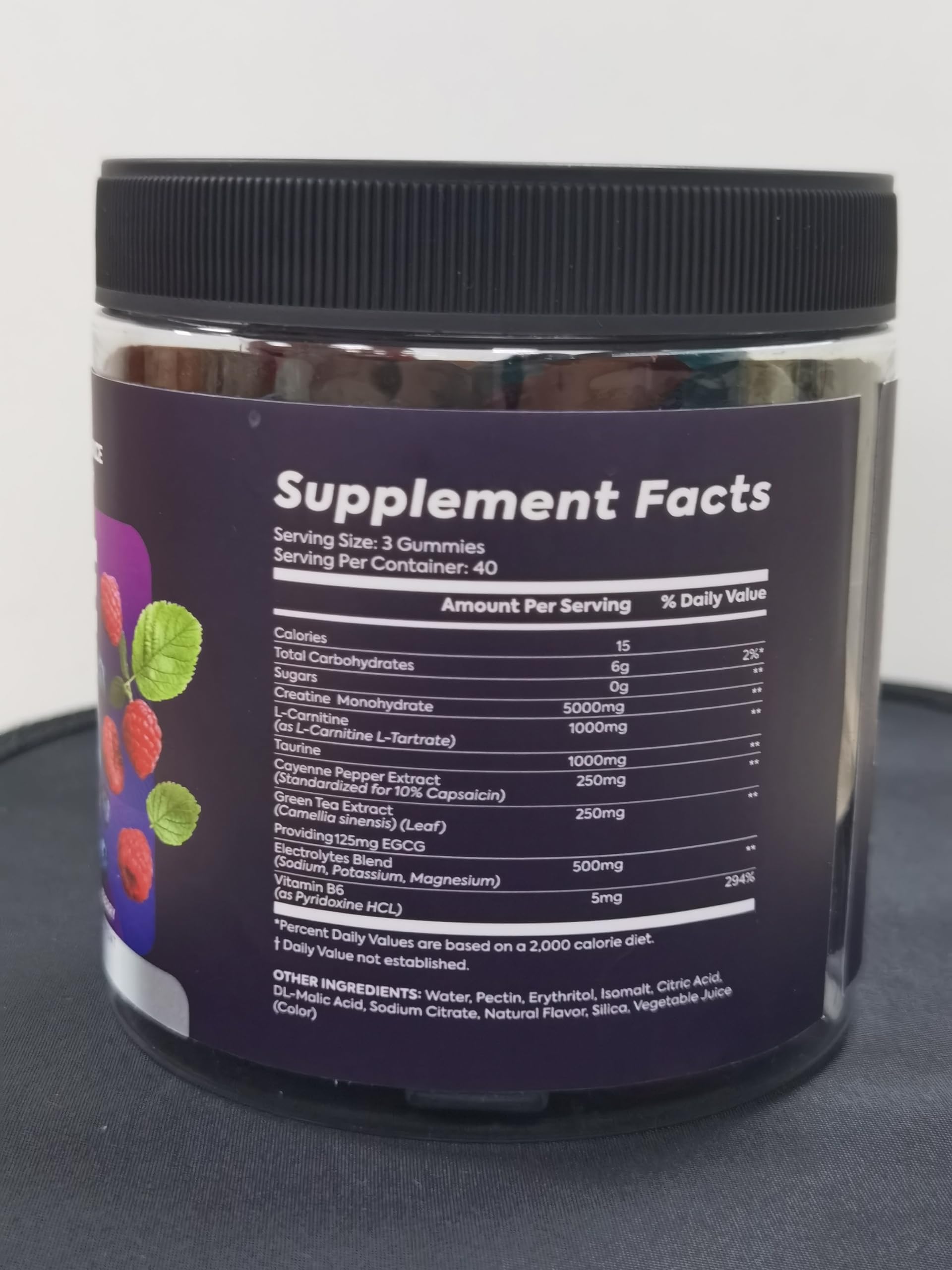 Daily usage steps for taking gummies