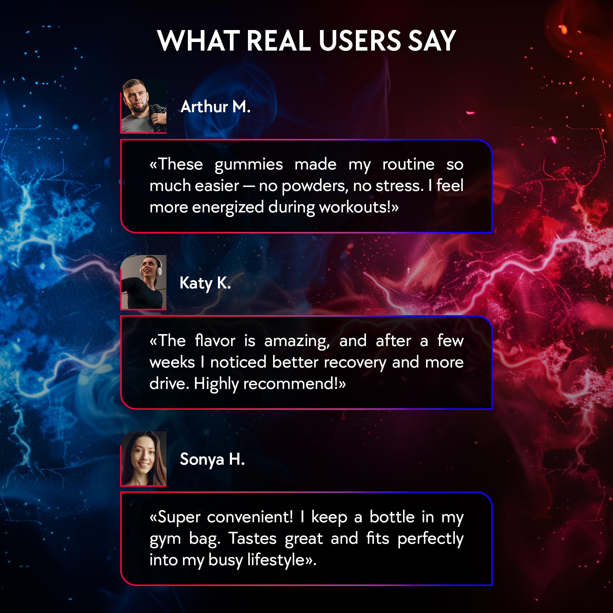 Close-up of raspberry and blueberry flavored gummies