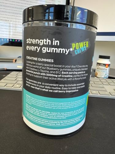 Nutrition facts panel showing supplement details