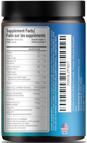 Front of NJORD Creatine Monohydrate Gummies packaging