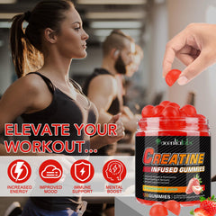 Serving size of Creatine Monohydrate Gummies (4 gummies per 5g dose)