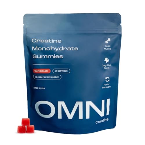 Creatine Monohydrate Gummies bottle in watermelon flavor
