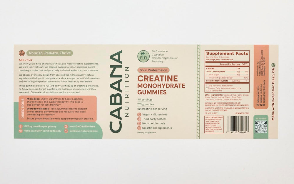 Packaging info showing 120 count and 40 servings