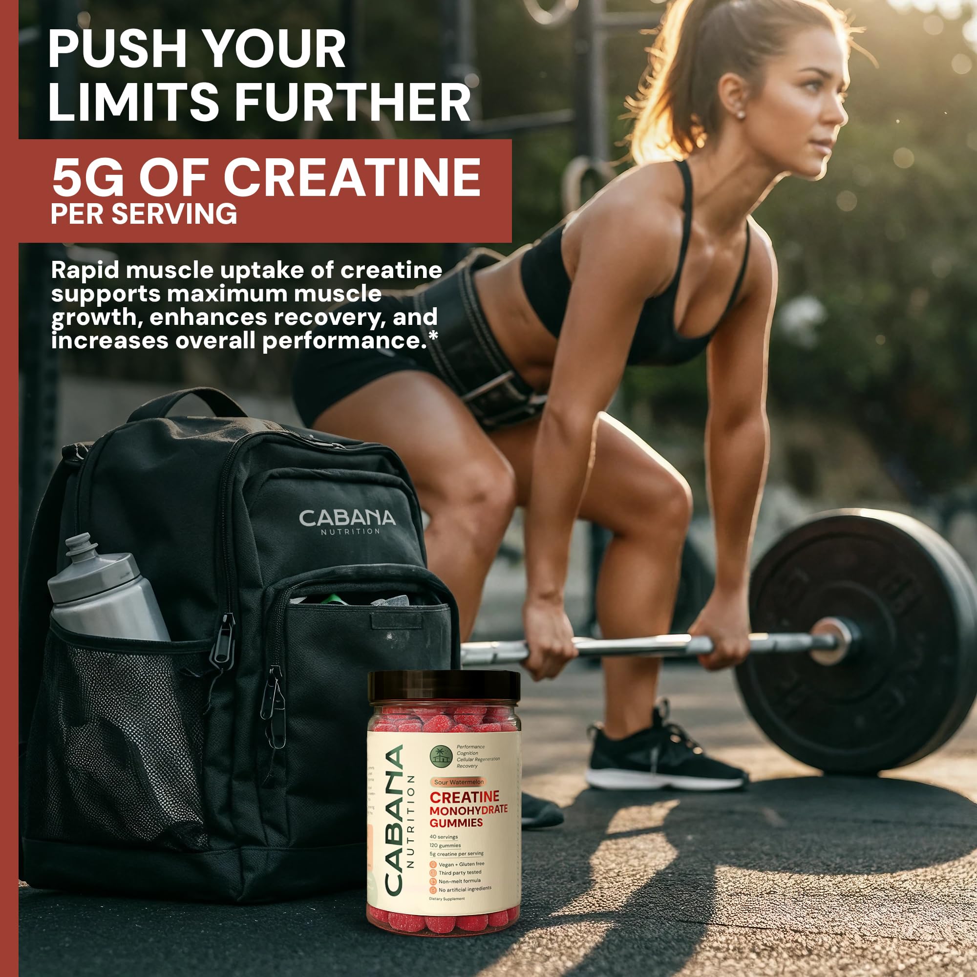 Third-party tested badge on product