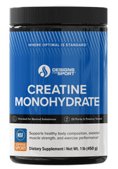Creatine Monohydrate Powder jar and label