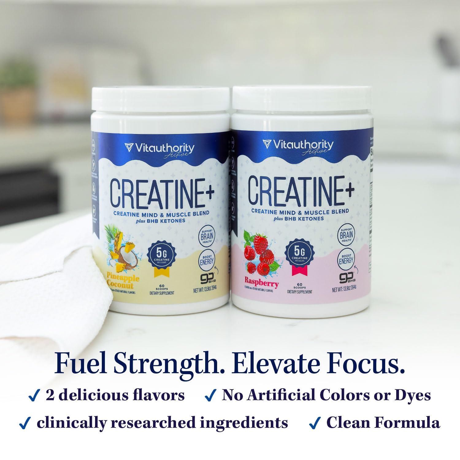 Serving scoop showing 5g per serving