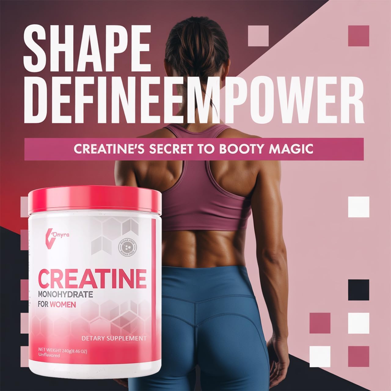 Powder being mixed into water or smoothie