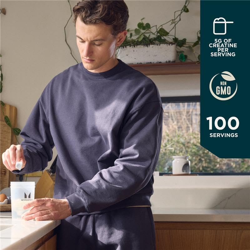 Pure unflavored creatine monohydrate powder