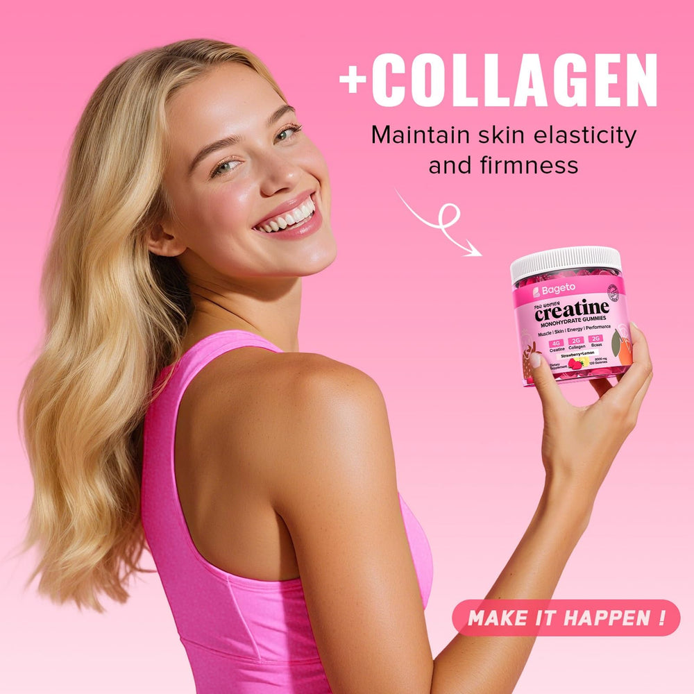 Vegan sugar-free Creatine for Women Gummies packaging