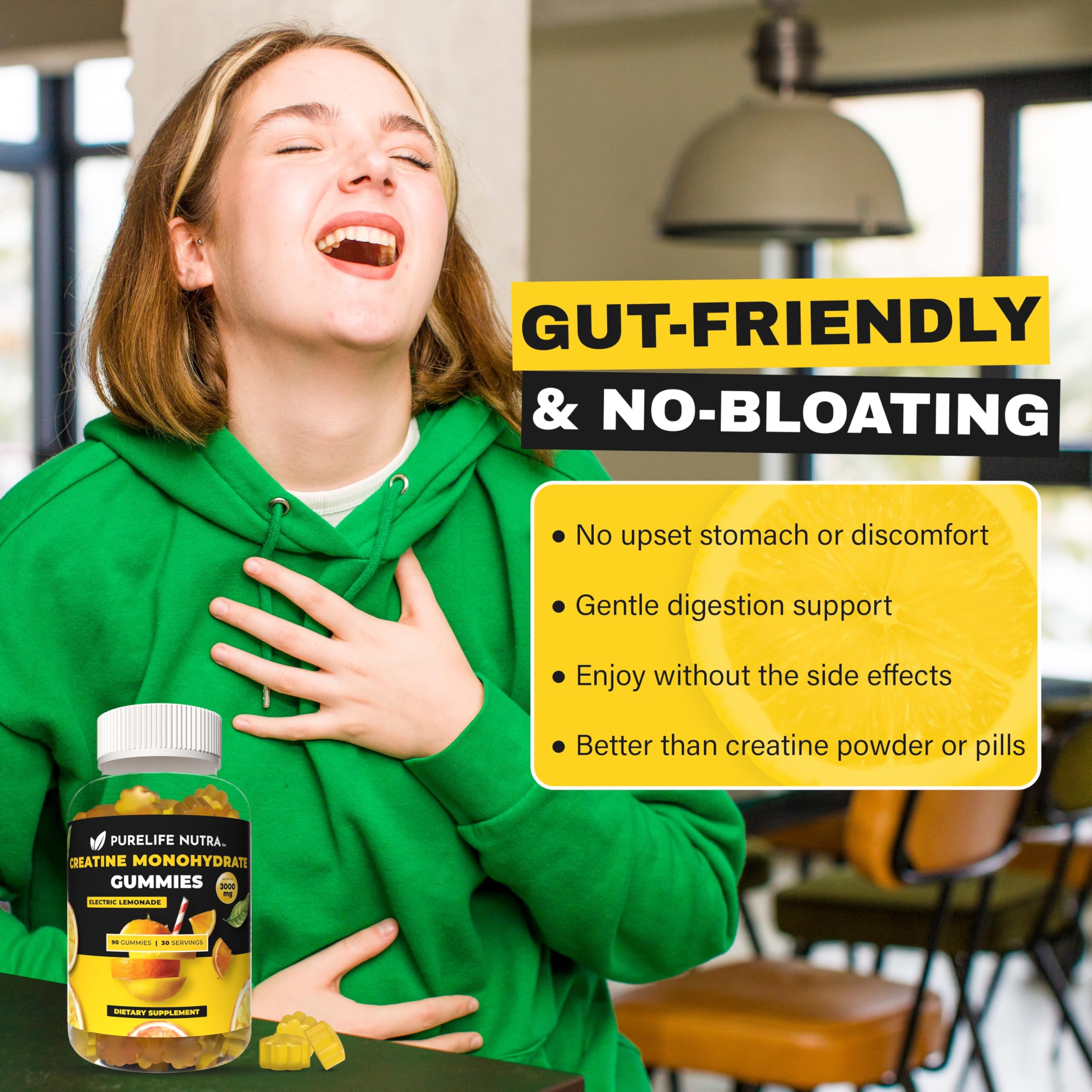 Halal and Kosher certified Creatine Monohydrate Gummies