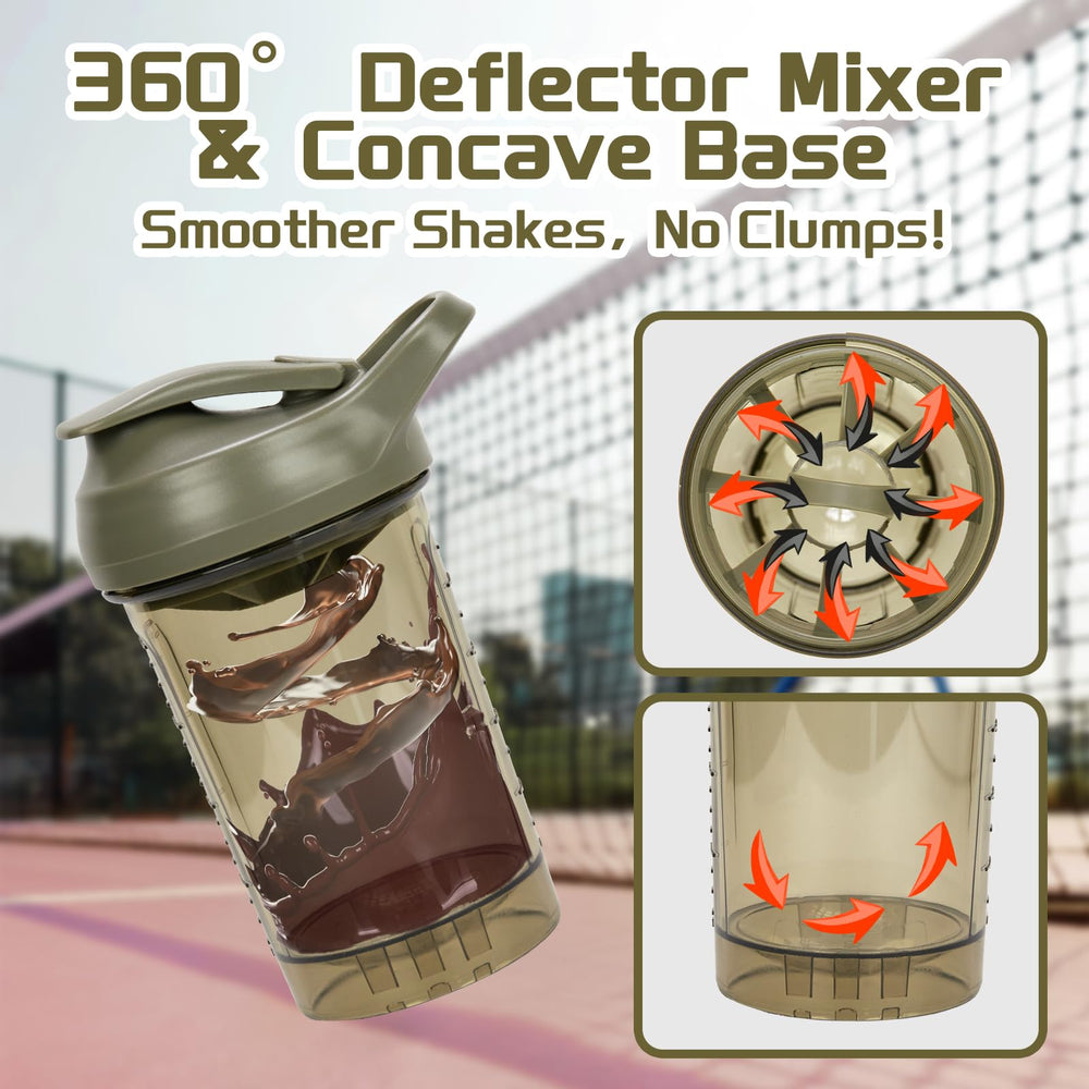 CREAWELLAY protein shaker PETG-material for clear, durable use.