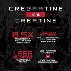 Unflavored CreGAAtine powder texture