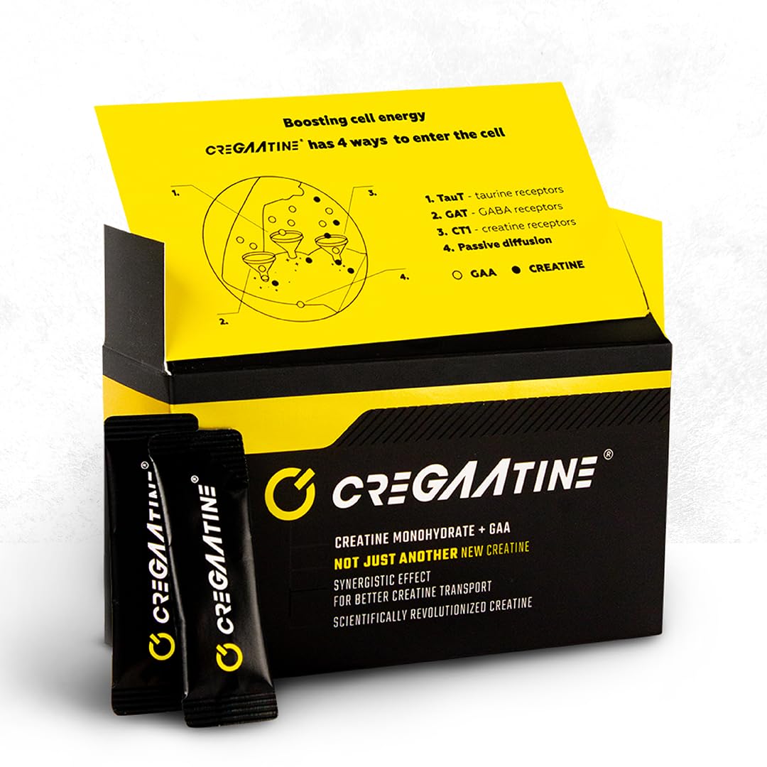 Front view of CreGAAtine packaging