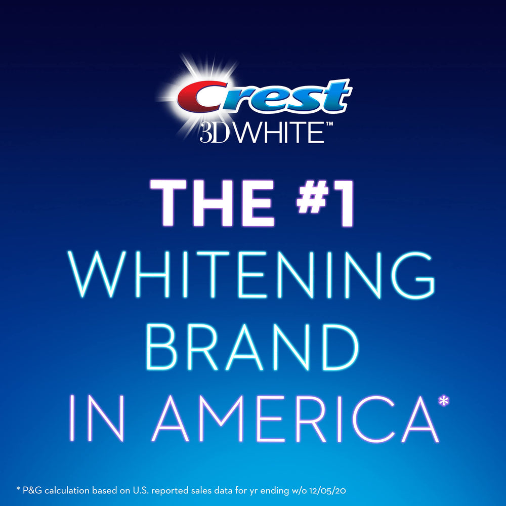 Deep-clean whitening action of Crest 3D White Brilliance toothpaste